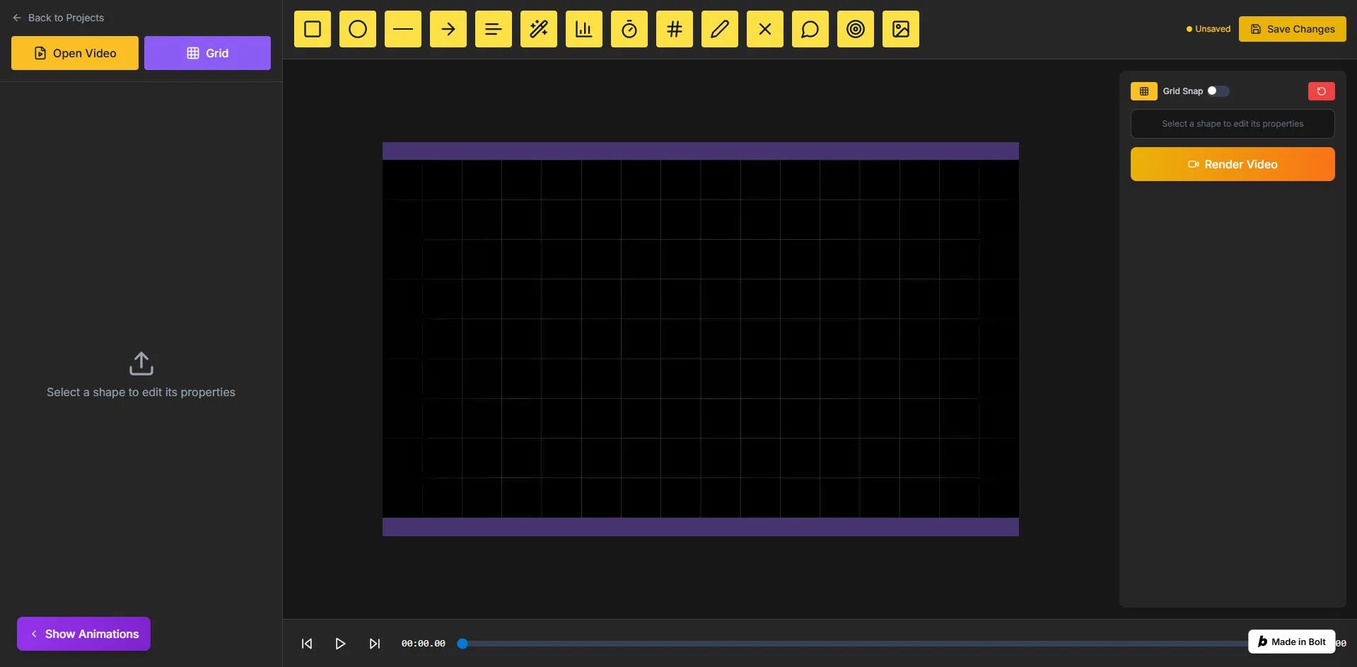 The Vision AI Demo browser-based video editor, 2024