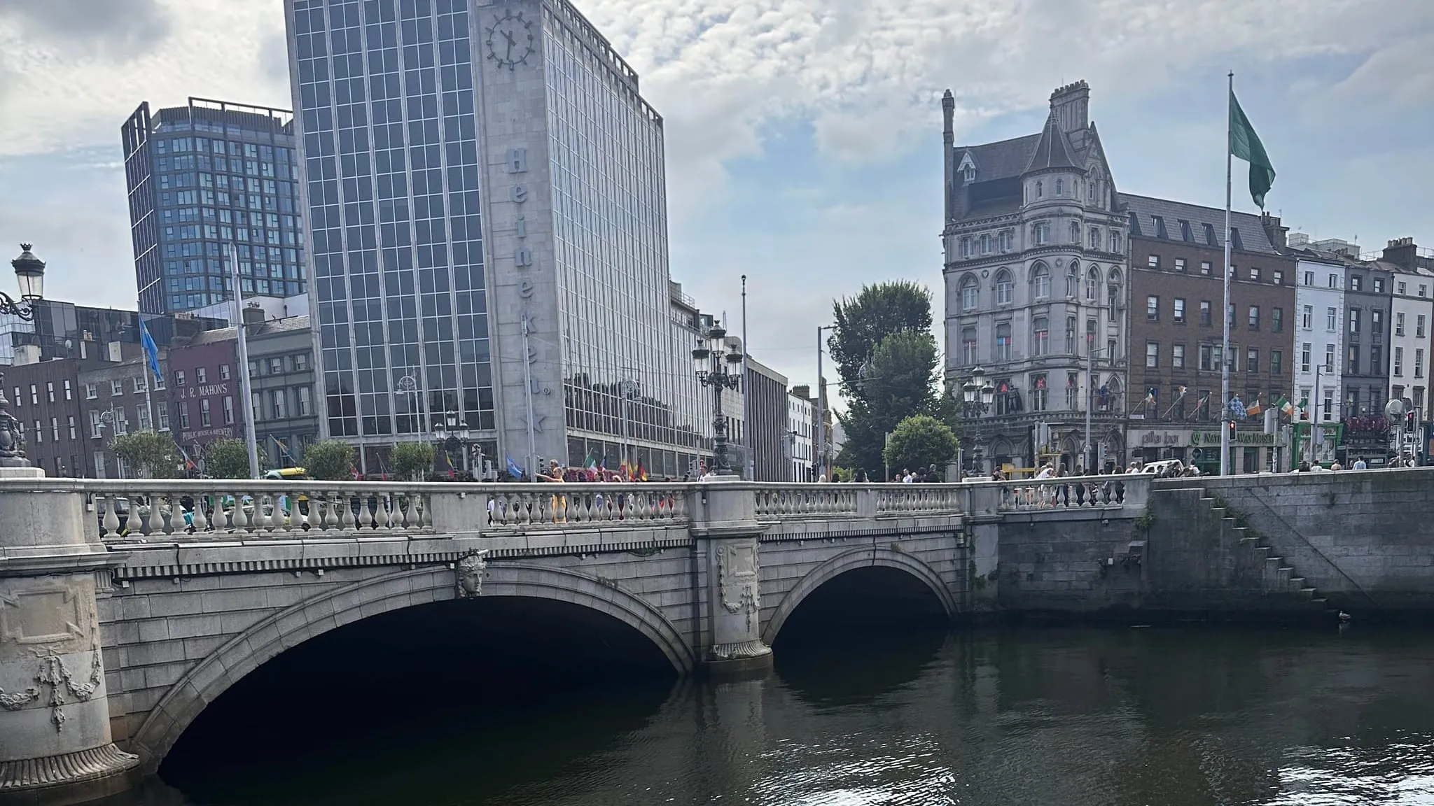 O'Connell Bridge over the River Liffey in central Dublin